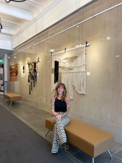 Mediterranean Modern Macramé Wall Hanging | Wall Hangings by MossHound Designs