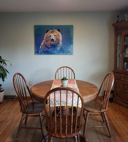 Portrait of a Bear | Paintings by Dara's Fine Art