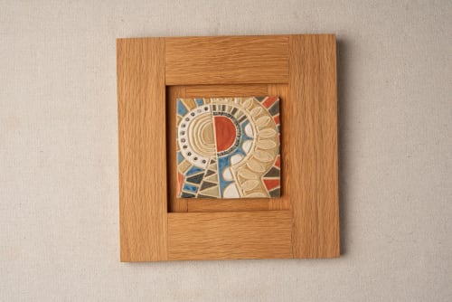 Abstract Sun No. 3 | Wall Hangings by Clare and Romy Studio