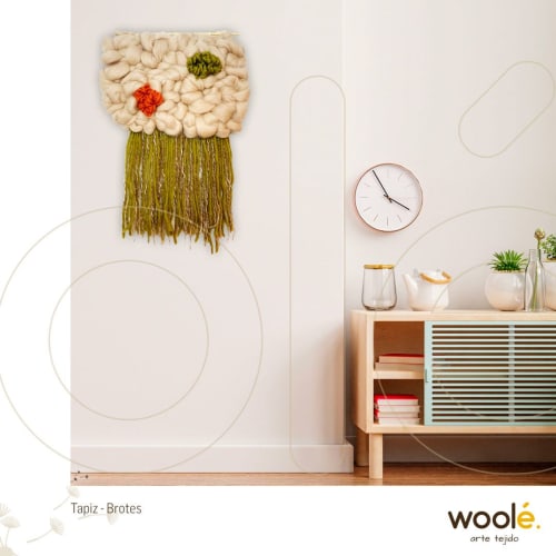 Shoots - rectangular | Tapestry in Wall Hangings by Woolé