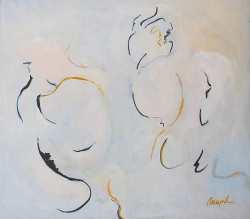 Travesia | Oil And Acrylic Painting in Paintings by Cecilia Arrospide