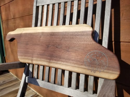 Live Edge Wood Cutting Board | Serveware by Carlberg Design