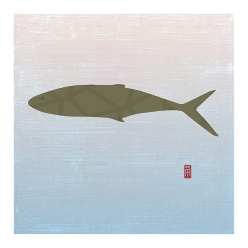 Abstract Fish Print | Prints by Scott Woodward Meyers Art
