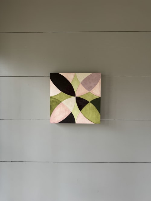 Untitled (Panel Study II) | Oil And Acrylic Painting in Paintings by Hailey Young