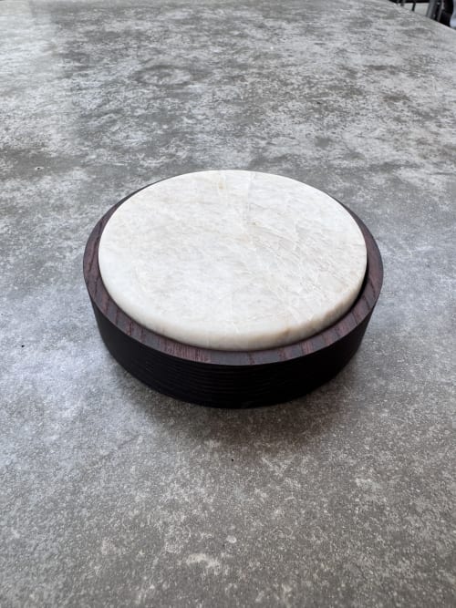 STŌN Coaster — Quartzite & Thermo-Ash, Sand (Large) | Tableware by STŌN