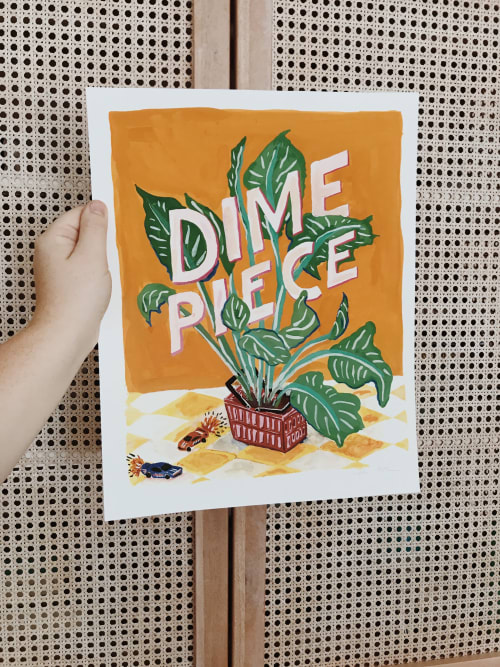 Dime Piece | Paintings by The Small Creative