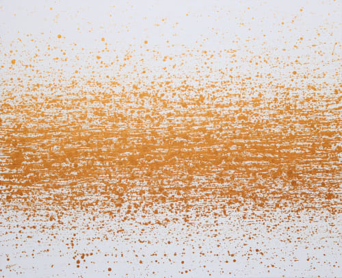Gold Flow | Oil And Acrylic Painting in Paintings by Isabelle Pelletane