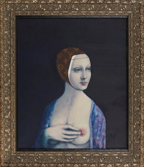 La Miss | Oil And Acrylic Painting in Paintings by Anne Plaisance | MAISONS LAFFITTE in Maisons-Laffitte