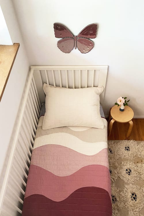 Aurora Quilt - Natural - Linen, Hemp, Organic Cotton | Linens & Bedding by Studio Prismatic