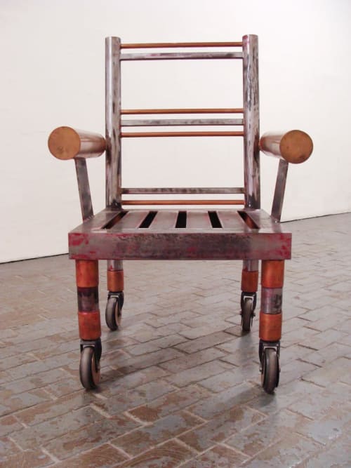 Roll Around chair | Accent Chair in Chairs by Michelle Greene