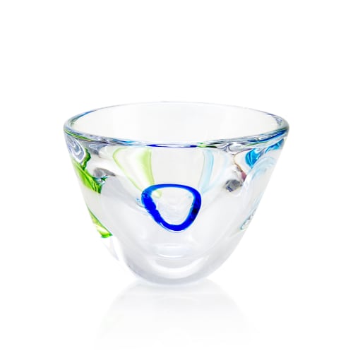 Blue Dot Handblown Glass Collection | Vases & Vessels by AEFOLIO