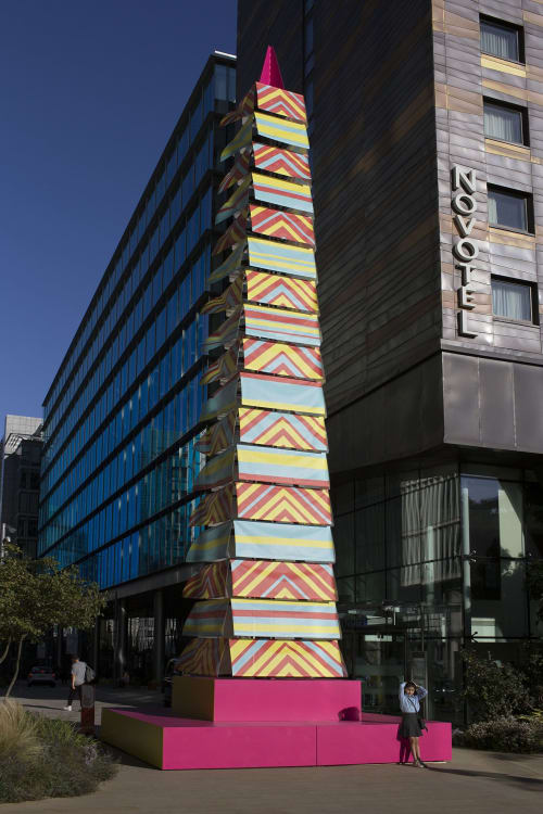 Tower of the Winds | Sculptures by Adam Nathaniel Furman | Novotel London Paddington in London