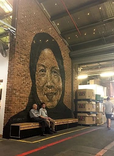 Kind Eyes | Murals by Cam Scale | South Melbourne Market in South Melbourne