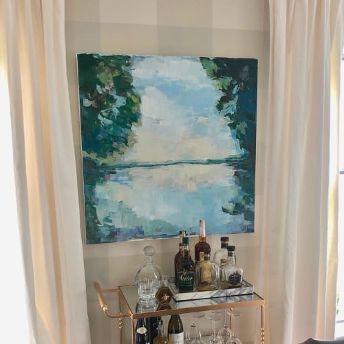 Private Home, Louisville, Kentucky | Paintings by Sarah Caton Wynne