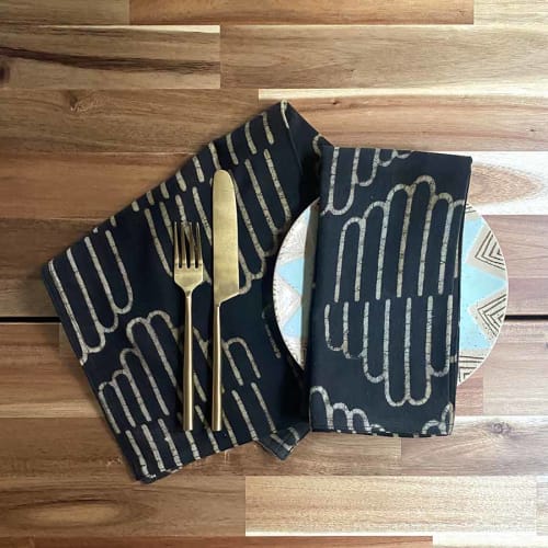 Table Napkins - Set of 4 | SILO | Linens & Bedding by ichcha