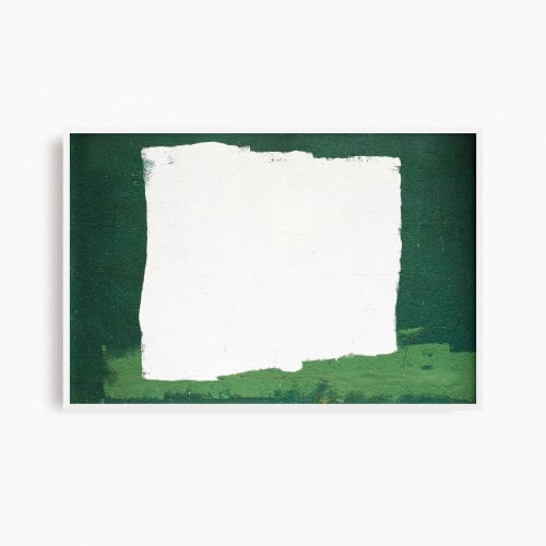 'Green Wall' minimalist geometric abstract art photograph | Photography by PappasBland