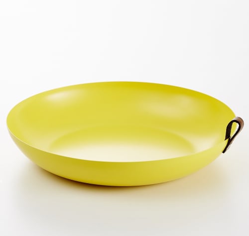 Small Serving Tray | Aluminum | Leather Handle | Serveware by Ndt.design