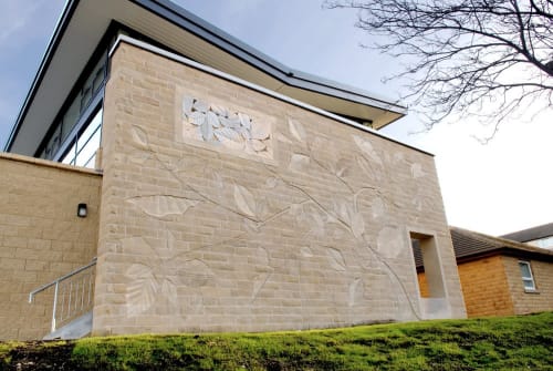 Batley Wall | Sculptures by Alyoshastone | Batley Health Centre in Batley