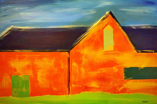 House in Donegal | Paintings by ART GUNTHER