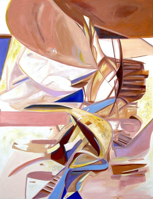 Stepping Up | Paintings by Zahra Nazari Studios | New York in New York
