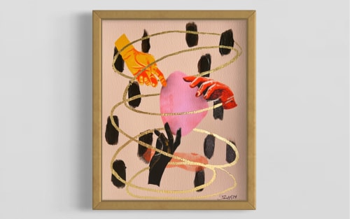 Burned | Oil And Acrylic Painting in Paintings by Sine Wilt