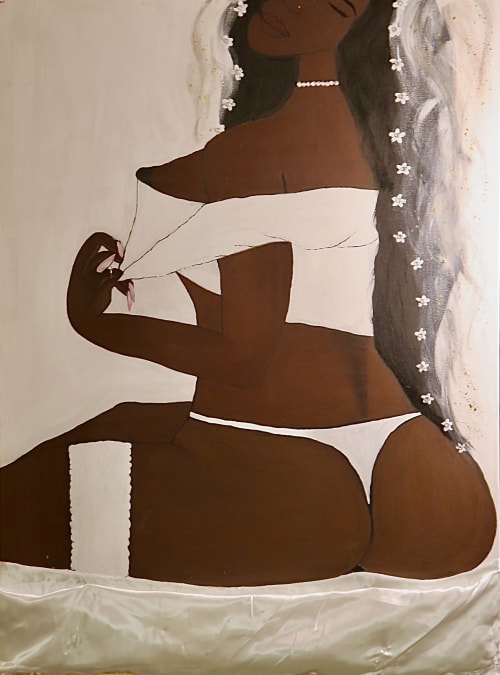 The Holy Unbuttoning | Paintings by Madame A. K. Selestan