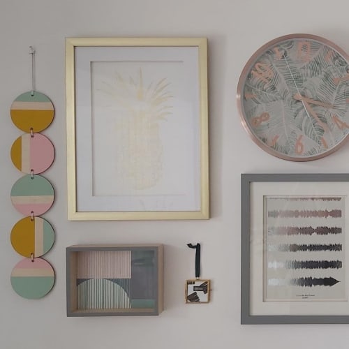Pastel Geometric Wall Art | Wall Hangings by We Are Lunarium