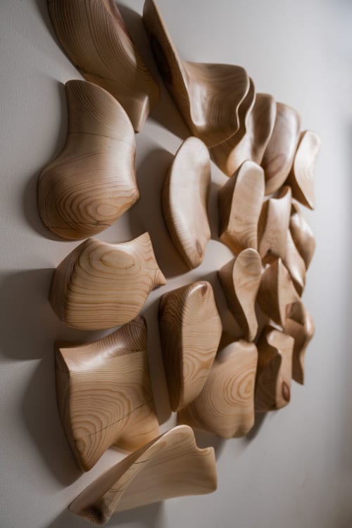 Wood Wall Sculpture | Wall Hangings by Ivars Design