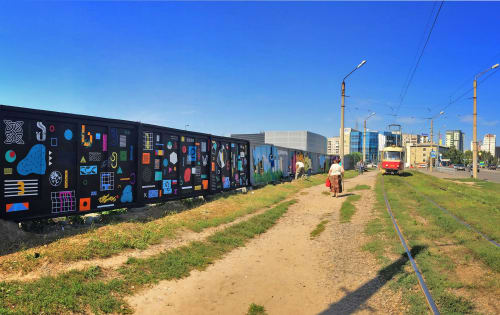 Kharkiv smart fest | Murals by Musya Qeburia