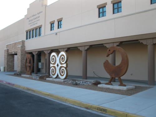 Symbols | Public Sculptures by KevinBoxStudio. | African American Performing Arts Center in Albuquerque