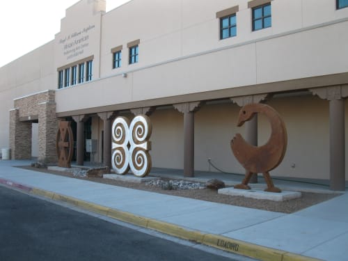 Symbols | Public Sculptures by KevinBoxStudio | African American Performing Arts Center in Albuquerque