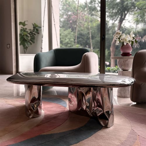 Steel Coffee Table — Pebble Collection, Nitush Aroosh | Tables by Nitush Aroosh