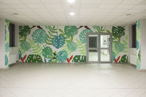 Nature&Health | Murals by Melinda Šefčić | University Hospital Centre Zagreb in Zagreb