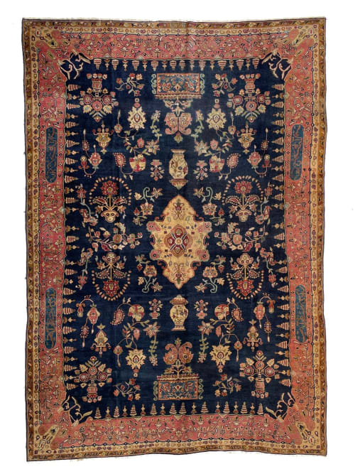 SOLD | Antique Sarouk | Rugs by The Loom House