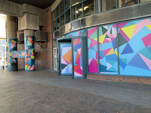 Building Wrap and Decals | Art & Wall Decor by Allison Tanenhaus | Bulfinch Crossing in Boston