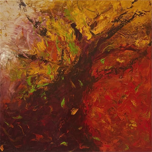 Autumn Sleeves | Oil And Acrylic Painting in Paintings by Jill Krutick