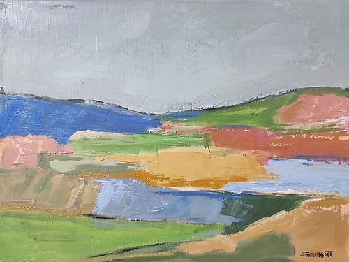 Ephemeral colors / Couleurs éphémères | Oil And Acrylic Painting in Paintings by Sophie DUMONT.