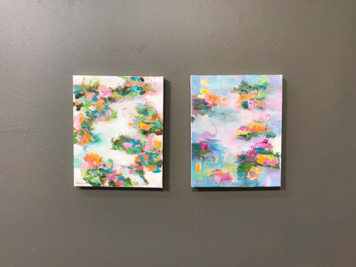 Seagrass and ocean inspired art | Paintings by Nedret Andre