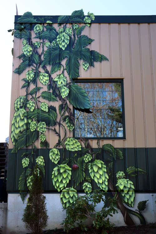 Boothbay Craft Brewery exterior Murals