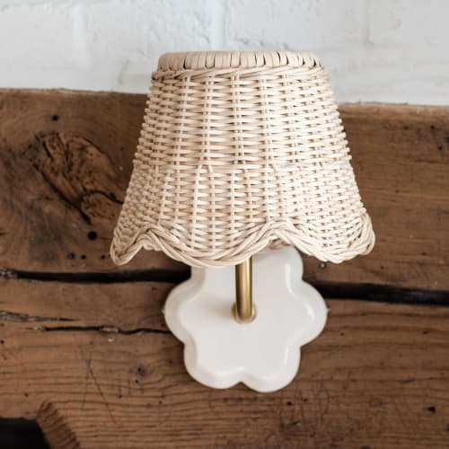 Mimi Scalloped Lampshade (Small) | Lighting by Hastshilp