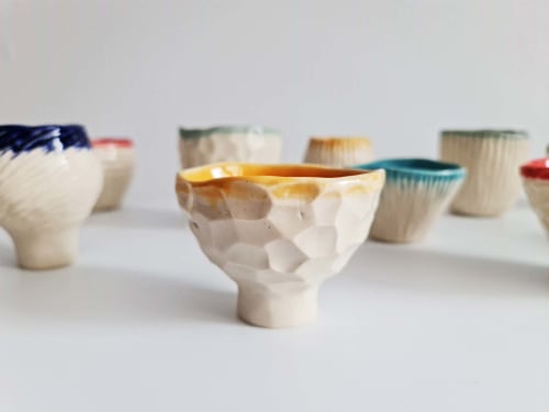 Collectable Porcelain Cups – Set of 6 | Drinkware by Pottery & Poetry