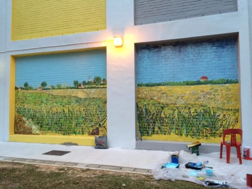 Van Gogh Town | Murals by BELINDA LOW