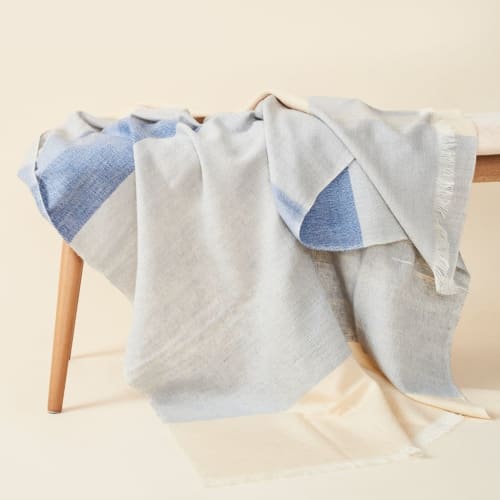 Ceru Handloom Throw | Linens & Bedding by Studio Variously