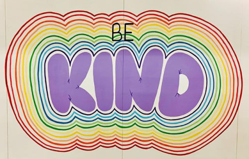 Be Kind | Murals by Two Brushes | Head O'Meadow Elementary School in Newtown