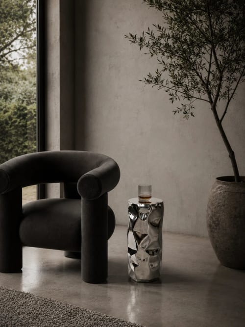 Steel Drinks Side Table — Tronco by Nitush Aroosh | Tables by Nitush M