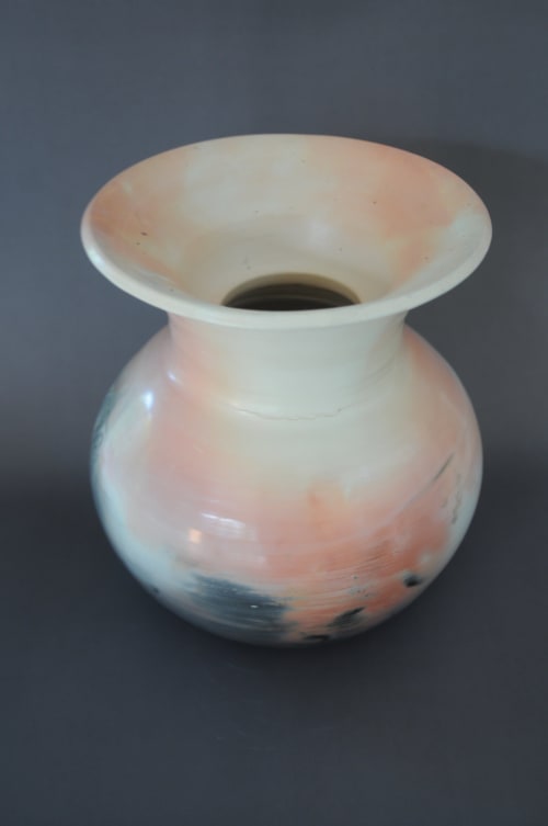 Vase Orange Suzie | Vases & Vessels by Paysoneight Design by Dawn Palmer