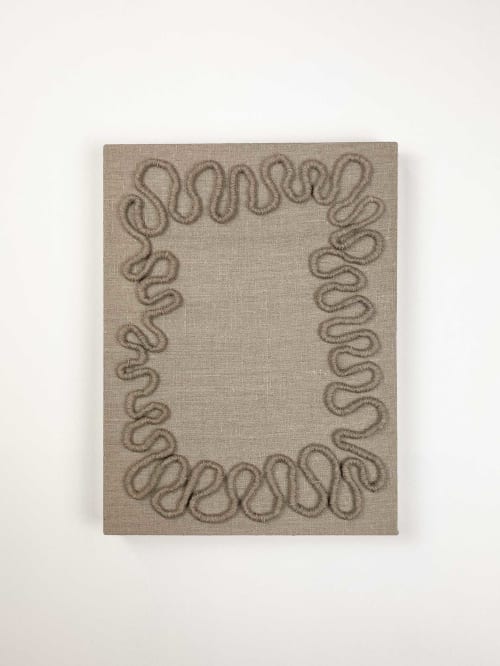 Flow | Embroidery in Wall Hangings by Renata Daina