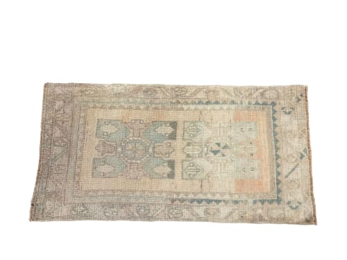 Vintage Turkish Rug Doormat | 1.9 X 3.5 | Rugs by Vintage Loomz