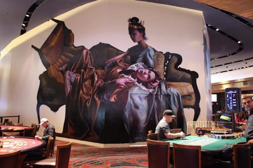 Mural No. 1 | Murals by Drew Merritt | Palms Casino Resort in Las Vegas