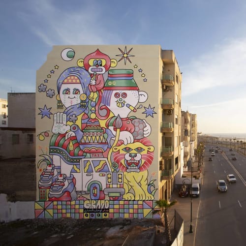 Morocan Postcard | Street Murals by gr170